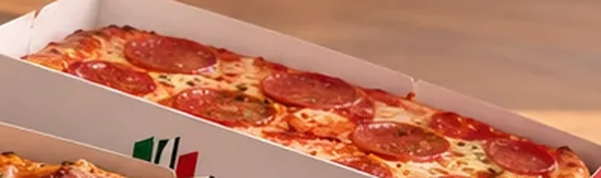 Detalle gastronómico ilustrativo de una pocket pizza